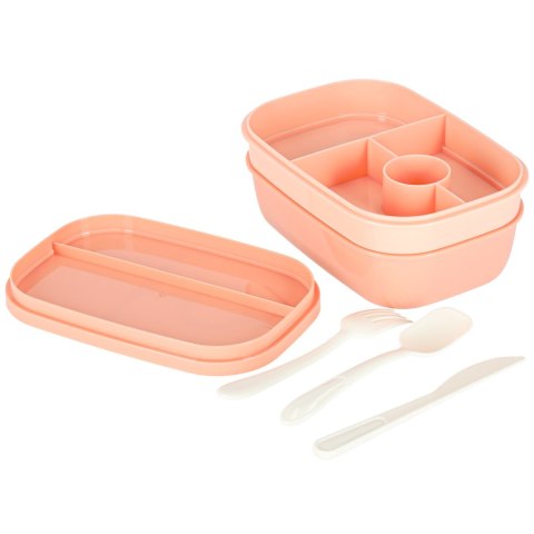 Lunch box śniadaniówka pudełko śniadaniowe z przegródkami dzielone 1900ml morelowe Kik Sp. z o. o. Sp. k. Lunch box śniadaniówka pudełko śniadaniowe z przegródkami dzielone 1900ml morelowe Kik Sp. z o. o. Sp. k.