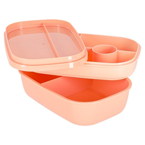 Lunch box śniadaniówka pudełko śniadaniowe z przegródkami dzielone 1900ml morelowe Kik Sp. z o. o. Sp. k. Lunch box śniadaniówka pudełko śniadaniowe z przegródkami dzielone 1900ml morelowe Kik Sp. z o. o. Sp. k.