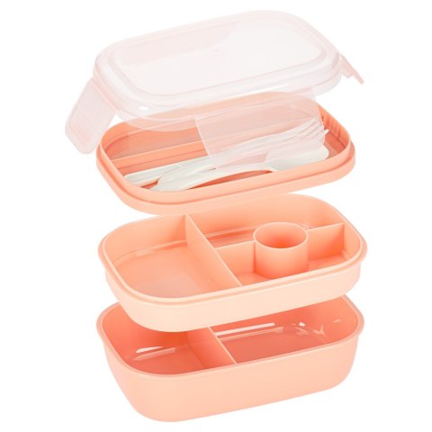 Lunch box śniadaniówka pudełko śniadaniowe z przegródkami dzielone 1900ml morelowe Kik Sp. z o. o. Sp. k. Lunch box śniadaniówka pudełko śniadaniowe z przegródkami dzielone 1900ml morelowe Kik Sp. z o. o. Sp. k.