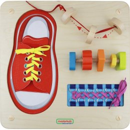 Masterkidz MASTERKIDZ Tablica Edukacyjna - Zręczność Manualna Sznurowanie Montessori