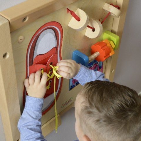 Masterkidz MASTERKIDZ Tablica Edukacyjna - Zręczność Manualna Sznurowanie Montessori Masterkidz MASTERKIDZ Tablica Edukacyjna - Zręczność Manualna Sznurowanie Montessori