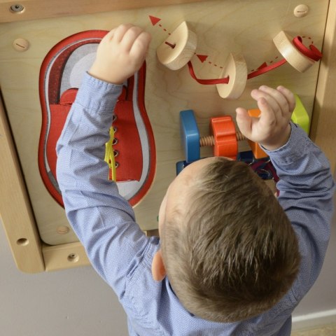 Masterkidz MASTERKIDZ Tablica Edukacyjna - Zręczność Manualna Sznurowanie Montessori Masterkidz MASTERKIDZ Tablica Edukacyjna - Zręczność Manualna Sznurowanie Montessori