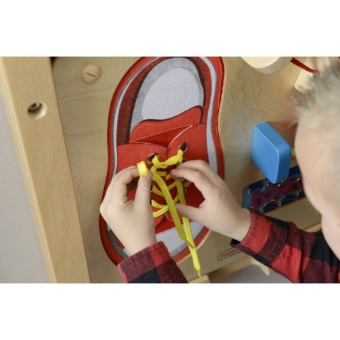 Masterkidz MASTERKIDZ Tablica Edukacyjna - Zręczność Manualna Sznurowanie Montessori Masterkidz MASTERKIDZ Tablica Edukacyjna - Zręczność Manualna Sznurowanie Montessori
