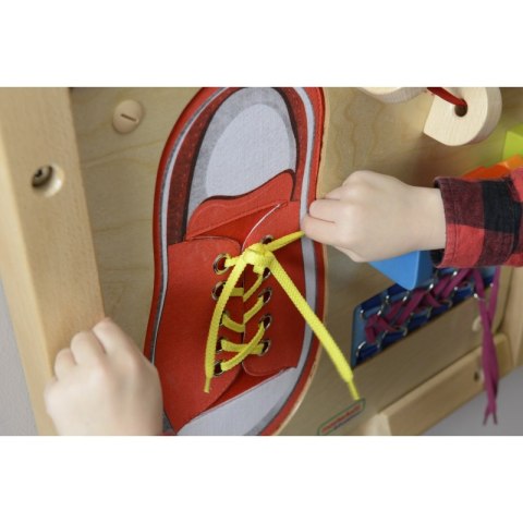 Masterkidz MASTERKIDZ Tablica Edukacyjna - Zręczność Manualna Sznurowanie Montessori Masterkidz MASTERKIDZ Tablica Edukacyjna - Zręczność Manualna Sznurowanie Montessori