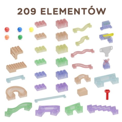 Masterkidz MASTERKIDZ Zestaw Konstrukcyjny Tor dla Piłek Tablica STEM 209elementów Masterkidz MASTERKIDZ Zestaw Konstrukcyjny Tor dla Piłek Tablica STEM 209elementów