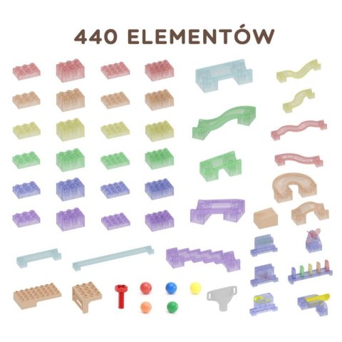 Masterkidz MASTERKIDZ Zestaw Konstrukcyjny Tor dla Piłek Tablica STEM 440elementów Masterkidz MASTERKIDZ Zestaw Konstrukcyjny Tor dla Piłek Tablica STEM 440elementów