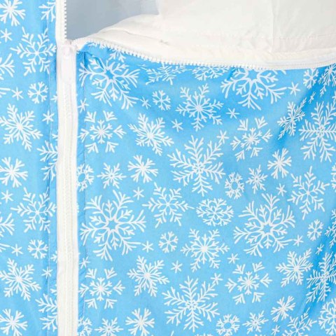 Śpiwór do spania dla dzieci turystyczny poduszka 2w1 125x50cm niebieski Kik Sp. z o. o. Sp. k. Śpiwór do spania dla dzieci turystyczny poduszka 2w1 125x50cm niebieski Kik Sp. z o. o. Sp. k.