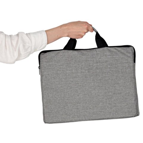 Torba na laptopa 15,6 cali etui pokrowiec teczka damska męska szara Kik Sp. z o. o. Sp. k. Torba na laptopa 15,6 cali etui pokrowiec teczka damska męska szara Kik Sp. z o. o. Sp. k.