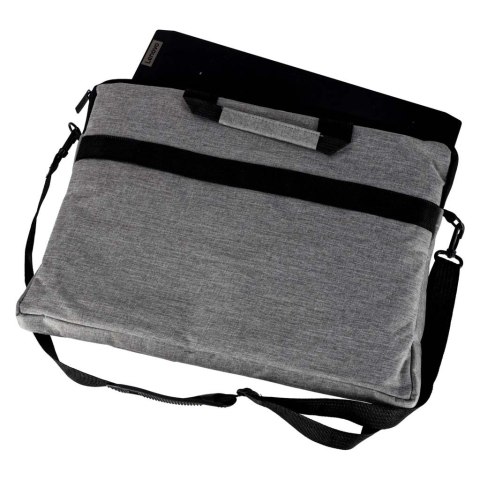 Torba na laptopa 15,6 cali etui pokrowiec z paskiem teczka damska męska mocna szara Kik Sp. z o. o. Sp. k. Torba na laptopa 15,6 cali etui pokrowiec z paskiem teczka damska męska mocna szara Kik Sp. z o. o. Sp. k.