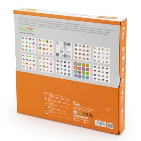 Viga Toys Viga Memory Gra Pamięciowa Zgadnij Obrazki 10 Kart Montessori Viga Toys Viga Memory Gra Pamięciowa Zgadnij Obrazki 10 Kart Montessori