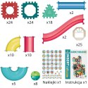 Woopie WOOPIE Klocki Magnetyczne Konstrukcyjne 3D Zestaw Edukacyjny Tor Kulkowy 128el.