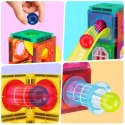 Woopie WOOPIE Klocki Magnetyczne Konstrukcyjne 3D Zestaw Edukacyjny Tor Kulkowy 42 el.