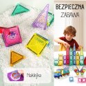 Woopie WOOPIE Klocki Magnetyczne Konstrukcyjne 3D Zestaw Edukacyjny Zamek Pojazdy110el..