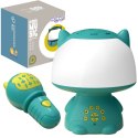 Woopie WOOPIE Multifunkcyjna Lampka RGB Głośnik Bluetooth Karaoke Modulator Głosu Karta SD AUX Turkusowa