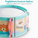 Woopie WOOPIE Perkusja Edukacyjna dla Dzieci 5 Bębnów 1 Talerz + Taboret z Motywem Zwierzątek