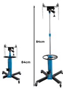 Bituxx Podnośnik hydrauliczny ze stołem do skrzyni biegów silnika do 500kg