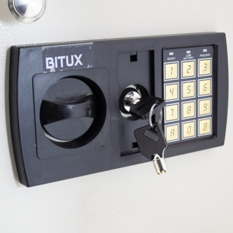 Bituxx Sejf Elektroniczny na Klucze 48 Haków Zamek PIN + Klucze Awaryjne Ścienny Bituxx Sejf Elektroniczny na Klucze 48 Haków Zamek PIN + Klucze Awaryjne Ścienny