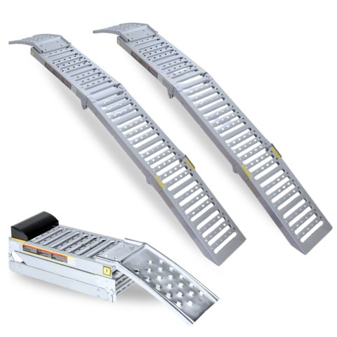 Bituxx Składane Rampy Najazdowe Stalowe 200 cm 250 kg/szt (1100 kg) komplet ramp Bituxx Składane Rampy Najazdowe Stalowe 200 cm 250 kg/szt (1100 kg) komplet ramp
