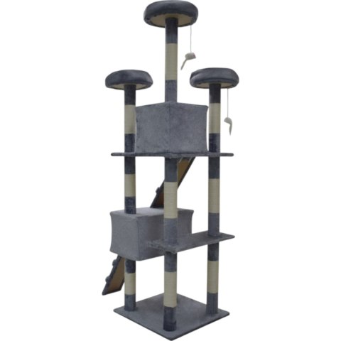 E-hurtownia DRAPAK DLA KOTA DUŻY 170cm WYSOKI LEGOWISKO DOMEK DRZEWKO JASNY SZARY E-hurtownia DRAPAK DLA KOTA DUŻY 170cm WYSOKI LEGOWISKO DOMEK DRZEWKO JASNY SZARY