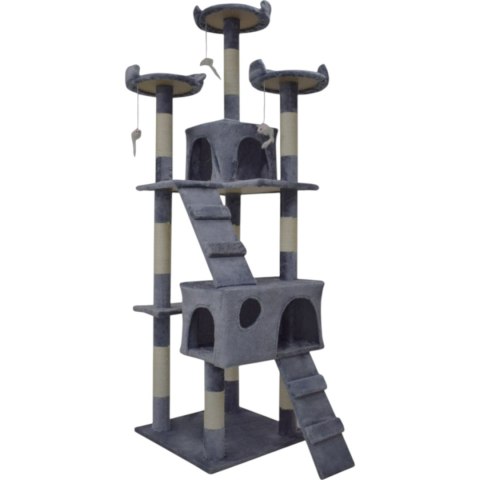 E-hurtownia DRAPAK DLA KOTA DUŻY 170cm WYSOKI LEGOWISKO DOMEK DRZEWKO JASNY SZARY E-hurtownia DRAPAK DLA KOTA DUŻY 170cm WYSOKI LEGOWISKO DOMEK DRZEWKO JASNY SZARY