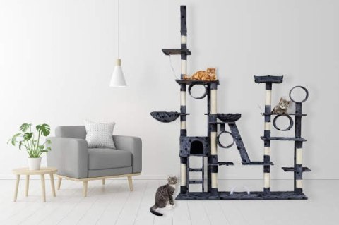 E-hurtownia DRAPAK DLA KOTA XXL DUŻY 255cm WIELKI DOMEK HAMAK TUBA CZARNY E-hurtownia DRAPAK DLA KOTA XXL DUŻY 255cm WIELKI DOMEK HAMAK TUBA CZARNY