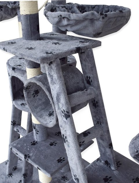 E-hurtownia DRAPAK DLA KOTA XXL DUŻY 255cm WIEŻA HAMAK TUBA DOMEK JASNY SZARY W ŁAPKI E-hurtownia DRAPAK DLA KOTA XXL DUŻY 255cm WIEŻA HAMAK TUBA DOMEK JASNY SZARY W ŁAPKI