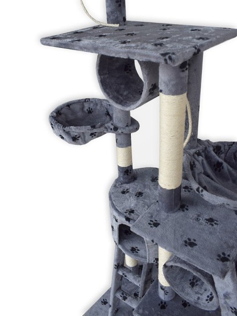 E-hurtownia DRAPAK DLA KOTA XXL DUŻY 255cm WIEŻA HAMAK TUBA DOMEK JASNY SZARY W ŁAPKI E-hurtownia DRAPAK DLA KOTA XXL DUŻY 255cm WIEŻA HAMAK TUBA DOMEK JASNY SZARY W ŁAPKI