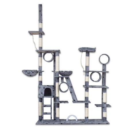 E-hurtownia DRAPAK DLA KOTA XXL DUŻY 255cm WIEŻA HAMAK TUBA DOMEK JASNY SZARY W ŁAPKI E-hurtownia DRAPAK DLA KOTA XXL DUŻY 255cm WIEŻA HAMAK TUBA DOMEK JASNY SZARY W ŁAPKI