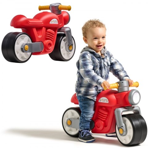 FALK FALK Jeździk Biegowy Ciche Koła Motor Prem1er Retro Czerwony 1+ FALK FALK Jeździk Biegowy Ciche Koła Motor Prem1er Retro Czerwony 1+