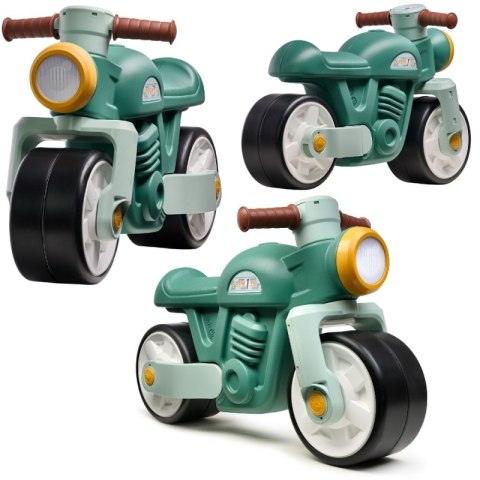 FALK FALK Jeździk Biegowy Ciche Koła Motor Prem1er Retro Zielony 12+ FALK FALK Jeździk Biegowy Ciche Koła Motor Prem1er Retro Zielony 12+
