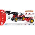 FALK FALK Traktor Red Supercharger na Pedały z Przyczepą od 3 Lat FALK FALK Traktor Red Supercharger na Pedały z Przyczepą od 3 Lat