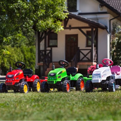 FALK FALK Traktorek X Tractor Zielony z Przyczepką Klakson od 2 Lat FALK FALK Traktorek X Tractor Zielony z Przyczepką Klakson od 2 Lat