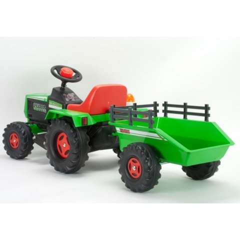 INJUSA INJUSA Traktor Na Akumulator Basic 6V + Przyczepka INJUSA INJUSA Traktor Na Akumulator Basic 6V + Przyczepka