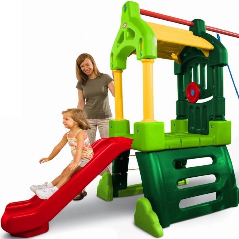 Little Tikes Little Tikes Plac Zabaw Clubhouse Zjeżdżalnia Huśtawka Little Tikes Little Tikes Plac Zabaw Clubhouse Zjeżdżalnia Huśtawka