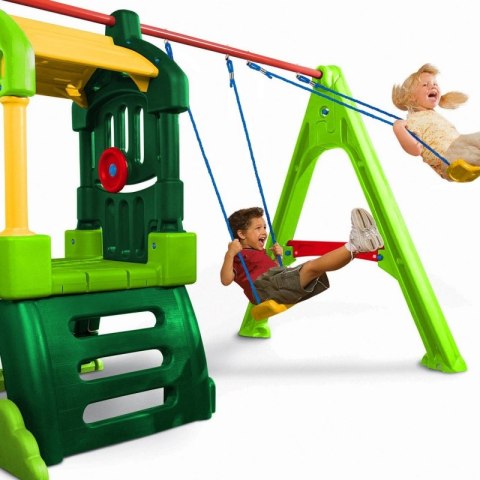 Little Tikes Little Tikes Plac Zabaw Clubhouse Zjeżdżalnia Huśtawka Little Tikes Little Tikes Plac Zabaw Clubhouse Zjeżdżalnia Huśtawka