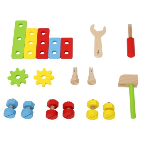 Viga Toys Viga Skrzynka Na Narzędzia Zestaw Drewniany Viga Toys Viga Skrzynka Na Narzędzia Zestaw Drewniany