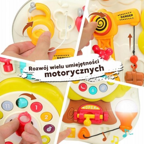 Woopie Baby WOOPIE Edukacyjna Tablica Manipulacyjna Interaktywna dla Malucha Woopie Baby WOOPIE Edukacyjna Tablica Manipulacyjna Interaktywna dla Malucha