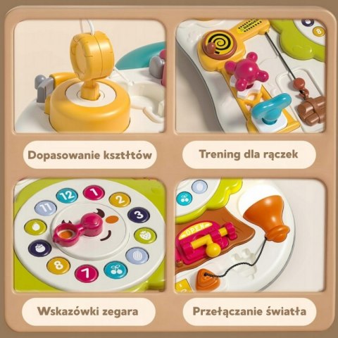 Woopie Baby WOOPIE Edukacyjna Tablica Manipulacyjna Interaktywna dla Malucha Woopie Baby WOOPIE Edukacyjna Tablica Manipulacyjna Interaktywna dla Malucha