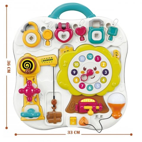 Woopie Baby WOOPIE Edukacyjna Tablica Manipulacyjna Interaktywna dla Malucha Woopie Baby WOOPIE Edukacyjna Tablica Manipulacyjna Interaktywna dla Malucha