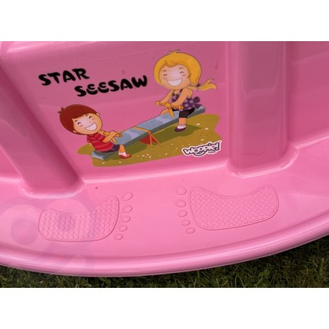 Woopie WOOPIE Bujak Wieloosobowy STAR Huśtawka Równoważna Różowa Woopie WOOPIE Bujak Wieloosobowy STAR Huśtawka Równoważna Różowa