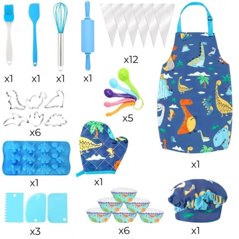 Woopie WOOPIE Dino Zestaw Małego Kucharza