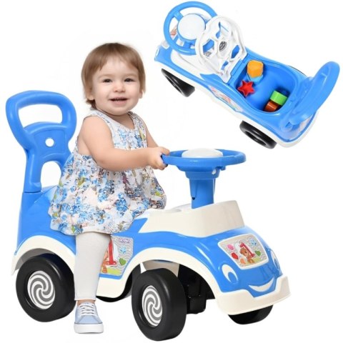 Woopie WOOPIE Jeździk 4w1 Sorter Pchacz Chodzik + Klakson Schowek