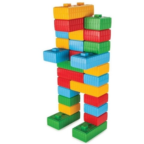 Woopie WOOPIE Klocki Konstrukcyjne XXL Zestaw z Samochodzikiem 43 el. Woopie WOOPIE Klocki Konstrukcyjne XXL Zestaw z Samochodzikiem 43 el.