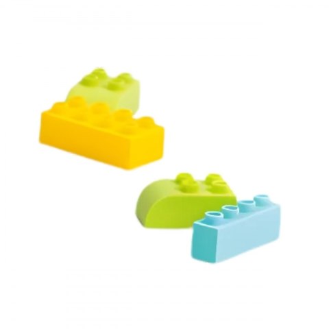 Woopie WOOPIE Klocki Soft Blocks Zestaw 99 Elementów w Pudełku