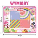 Woopie WOOPIE Mata Wodna do Malowania XXL 100x80cm Wróżki Różowa