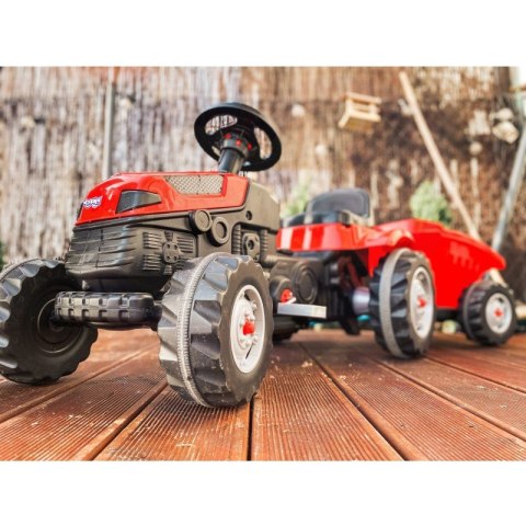 Woopie WOOPIE Traktor na Pedały Farmer GoTrac MAXI z Przyczepą Ciche Koła Woopie WOOPIE Traktor na Pedały Farmer GoTrac MAXI z Przyczepą Ciche Koła