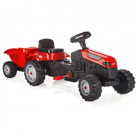 Woopie WOOPIE Traktor na Pedały Farmer GoTrac MAXI z Przyczepą Ciche Koła Woopie WOOPIE Traktor na Pedały Farmer GoTrac MAXI z Przyczepą Ciche Koła