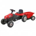 Woopie WOOPIE Traktor na Pedały Farmer GoTrac MAXI z Przyczepą Ciche Koła