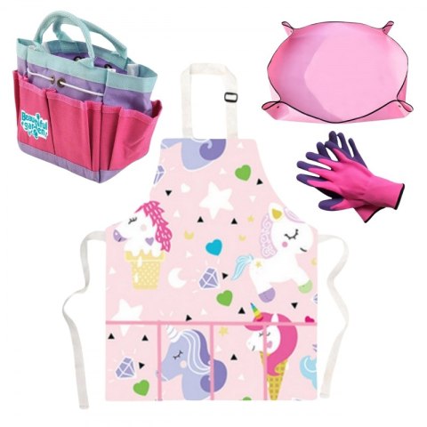 Woopie WOOPIE Zestaw Małego Ogrodnika 18 el. Jednorożec