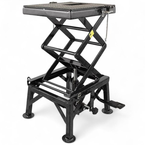 Bituxx Podnośnik Hydrauliczny Motocyklowy 135 kg 35-87 cm z Gumowaną Platformą